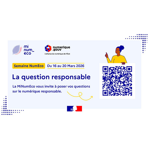 La Question Responsable : une série de ressources pédagogiques qui répondent aux principales interrogations sur l’impact du numérique.